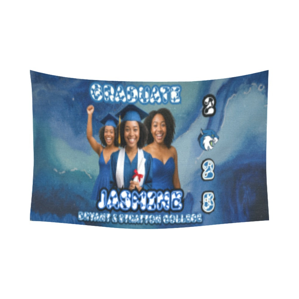 Custom Wall Tapestry – 90x60” Cotton Linen | Upload Your Own Photo or Design | Home Decor Art Piece