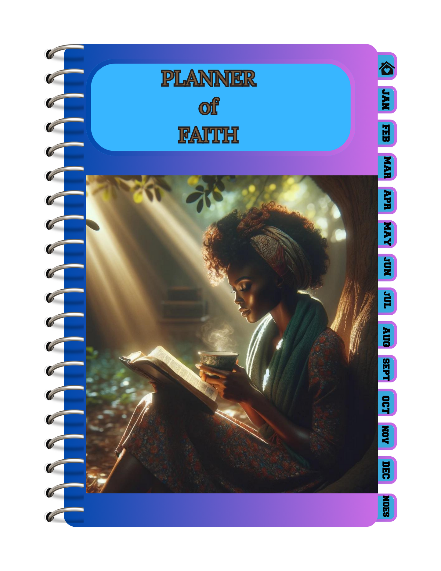 π€ Planner of Faith β Printable & Editable Digital Planner