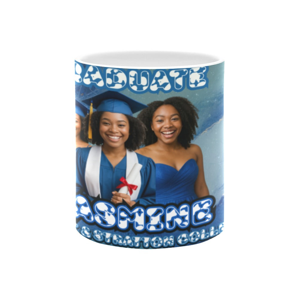 Custom White Ceramic Mug – 11oz | Daily Use Coffee Cup