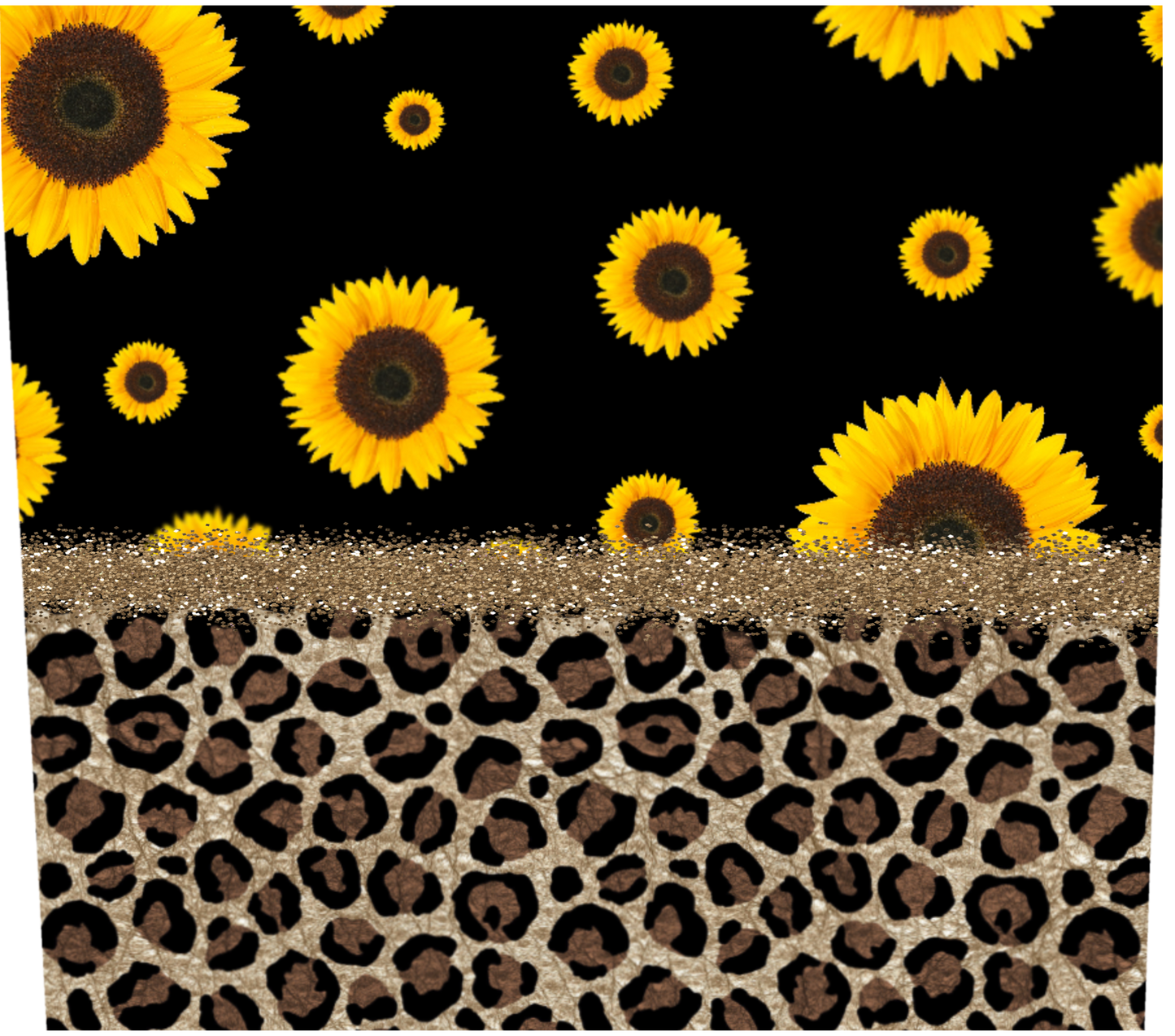 🌻 Tumbler Wrap Sublimation Design – Sunflower Edition