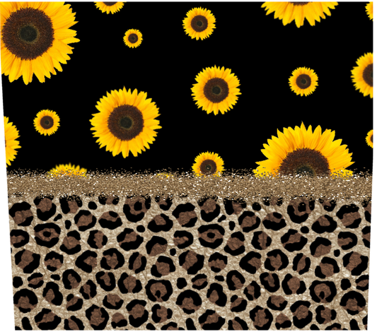 🌻 Tumbler Wrap Sublimation Design – Sunflower Edition