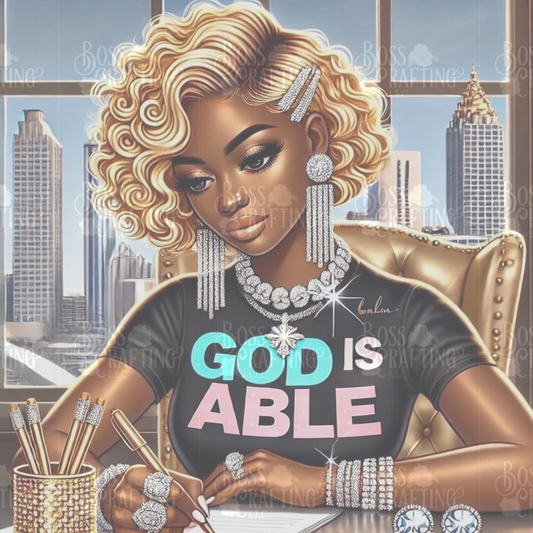 “God Is Able – Digital Art Download"